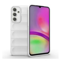   Protectie din silicon pentru telefon (rezistenta la impact mediu, protectie camera, model 3D) ALB Samsung Galaxy A25 5G (SM-A256)