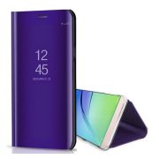   Husă în picioare (FLIP activ, deschidere laterală, funcție de suport pentru birou, suprafață oglindă, husă Mirror View) PURPLE Samsung Galaxy A05s (SM-A057F)