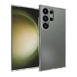Protectie din silicon pentru telefon (ultra-subtire) TRANSPARENT Samsung Galaxy S24 Ultra (SM-S928)