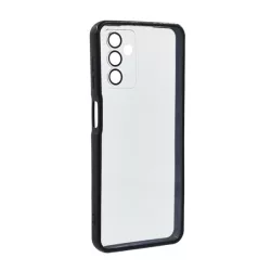   HUSĂ! - Protector din silicon (rezistenta la impact, spate transparent, protectie camera) NEGRU Samsung Galaxy M23 (SM-M236)