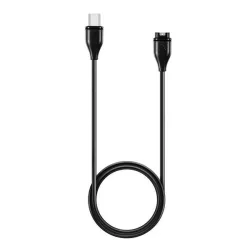   Cablu de încărcare (Tip-C - Garmin, 54cm) NEGRU Garmin Enduro 2, Vivomove Trend, Vivomove HR