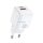REMAX BATT încărcător de rețea USB + priză Type-C (33W, GaN, încărcător rapid PD) ALB