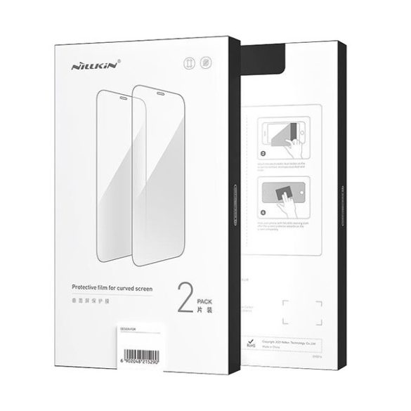 Film protector ecran NILLKIN 2 buc (ecran complet, ultra-subțire, 0,33 mm) NEGRU Samsung Galaxy S24 Plus (SM-S926)