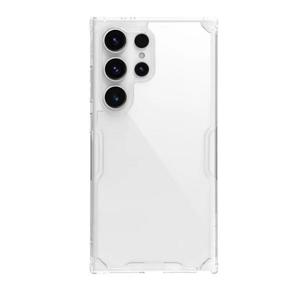 Protector de telefon din plastic NILLKIN NATURE PRO (cadru din silicon, rezistenta la impact, colt cu perna de aer) TRANSPARENT Samsung Galaxy S24 Ultra (SM-S928)