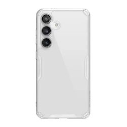   HUSĂ! - Protector de telefon din plastic NILLKIN NATURE PRO (cadru din silicon, rezistenta la impact, colt cu perna de aer) TRANSPARENT Samsung Galaxy S24 Plus (SM-S926)