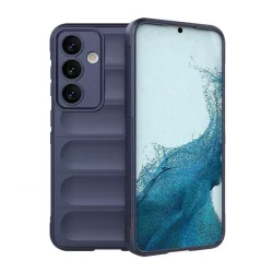   HUSĂ! - Protectie din silicon pentru telefon (rezistenta la socuri, protectie camera, 3D) ALBASTRU INCHIS Samsung Galaxy S24 Plus (SM-S926)