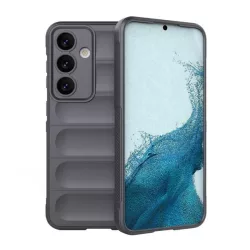   HUSĂ! - Protectie din silicon pentru telefon (rezistenta la socuri, protectie pentru camera, 3D) GRI INCHIS Samsung Galaxy S24 Plus (SM-S926)