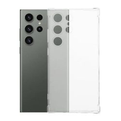   HUSĂ! - Protectie din silicon pentru telefon (rezistenta la impact, colt cu perna de aer) TRANSPARENT Samsung Galaxy S24 Ultra (SM-S928)