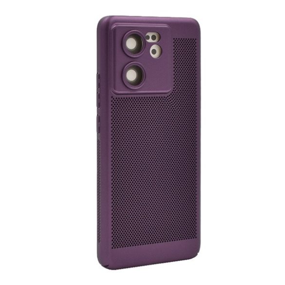 Protector din plastic pentru telefon (respirabil, perforat, protector pentru camera) PURPLE Xiaomi 13T Pro, 13T