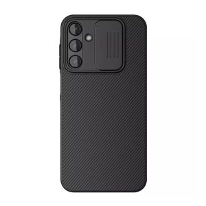 Protectie de telefon din plastic NILLKIN CAMSHIELD (cadru din silicon, rezistenta la impact, protectie camera, dungi) NEGRU Samsung Galaxy A15 5G (SM-A156), Galaxy A15 (SM-A155)