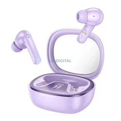   HOCO EQ6 cască bluetooth Stereo (v5.3, TWS, microfon + încărcător) LILA