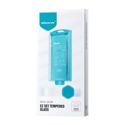   NILLKIN EZ SET sticla protectoare ecran 2buc (2.5D, 9H + cadru auxiliar) NEGRU Apple iPhone 15 Pro Max