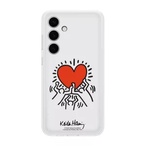 HUSĂ! - Protector de telefon din plastic SAMSUNG (rezistenta la impact, transparent inlocuibil + husa din spate pentru buzunarul cardului) ALB Samsung Galaxy S24 (SM-S921)