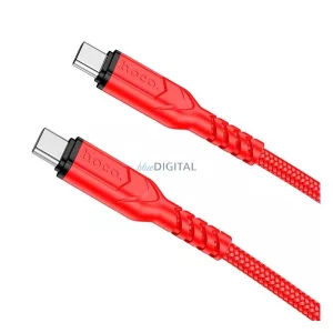 HOCO X59 cablu de date (Tip-C - Tip-C, 60W, încărcător rapid PD, 200cm) Roșu
