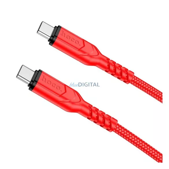 HOCO X59 cablu de date (Tip-C - Tip-C, 60W, încărcător rapid PD, 200cm) Roșu