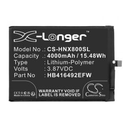   Baterie CAMERON SINO Li-Polymer (3.87V/4000mAh, compatibil cu Honor HB416492EFW) NEGRU Honor X8 4G