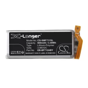 Baterie Li-Polymer CAMERON SINO (3,88V/900mAh, compatibil cu Samsung EB-BF712ABY, partea superioară) NEGRU Samsung Galaxy Z Flip3 5G (SM-F711)