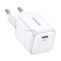   UGREEN Încărcător AC tip C (20W, GaN, încărcător rapid PD 4.0) ALB