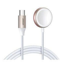   Cablu de încărcare JOYROOM de tip C (încărcător fără fir, magnetic, rapid, 120 cm, încărcător Apple Watch) ALB Apple Watch Series 5 44 mm, Watch Series 5 40 mm, Watch Series 4 44 mm