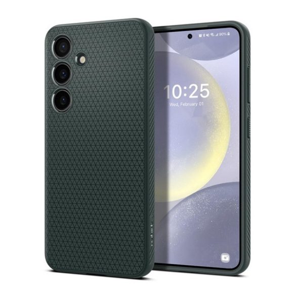 SPIGEN LIQUID AIR Husă silicon pentru telefon (rezistent la impact, bubble heel, diamant) CUSHION CELL protecțiede telefon Samsung Galaxy S24 Plus (SM-S926)
