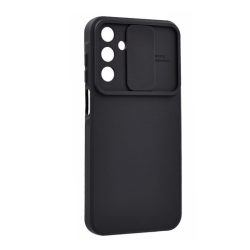   Protector de telefon din silicon (mat, interior din microfibră de pluș, protecție pentru cameră) NEGRU Samsung Galaxy A15 5G (SM-A156), Galaxy A15 (SM-A155)