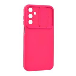   Protector din silicon pentru telefon (mat, interior din microfibră de pluș, protector pentru cameră) MAGENTA Samsung Galaxy A15 5G (SM-A156), Galaxy A15 (SM-A155)