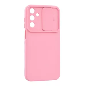 HUSĂ! - Protector de telefon din silicon (mat, interior din microfibră de pluș, protecție pentru cameră) ROZ Samsung Galaxy A15 5G (SM-A156), Galaxy A15 (SM-A155)