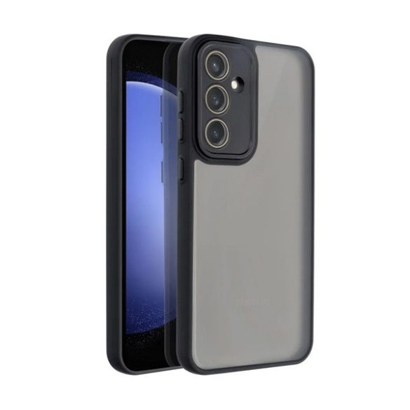 Protectie din silicon pentru telefon (rezistenta la impact, spate acrilic, protectie pentru camera) NEGRU Samsung Galaxy A05s (SM-A057F)