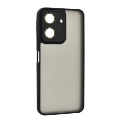   HUSĂ! - Protectie din silicon pentru telefon (rezistenta la impact, spate acrilic, protectie camera) NEGRU Xiaomi Redmi 13C