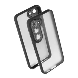   HUSĂ! - Protectie din silicon pentru telefon (rezistenta la impact, spate acrilic, protectie camera) NEGRU Samsung Galaxy S23 (SM-S911)