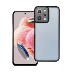   HUSĂ! - Protectie din silicon pentru telefon (rezistenta la impact, spate acrilic, protectie camera) NEGRU Xiaomi Redmi 12