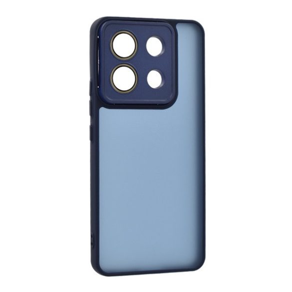 Protectie din silicon pentru telefon (rezistenta la impact, spate acrilic, protectie camera) ALBASTRU INCHIS Xiaomi Poco X6 5G, Redmi Note 13 Pro 5G