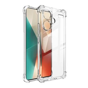 Protector de telefon din silicon (rezistenta la impact, colt cu perna de aer) TRANSPARENT Xiaomi Redmi Note 13 Pro Plus 5G
