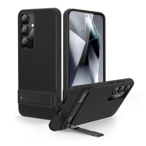 Protectie de telefon din silicon ESR AIR SHIELD BOOST (rezistenta la impact, colt cu perna de aer, suport) NEGRU Samsung Galaxy S24 Plus (SM-S926)