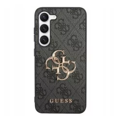   HUSĂ! - Protectie de telefon din plastic GUESS 4G BIG METAL LOGO (rezistenta la impact, spate cu efect piele) GR Samsung Galaxy S24 (SM-S921)