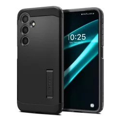   HUSĂ! - Protectie de telefon din plastic SPIGEN TOUGH ARMOR (cadru din silicon, rezistenta la impact, suport) NEGRU Samsung Galaxy S24 Plus (SM-S926)