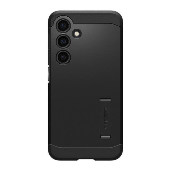 Protectie de telefon din plastic SPIGEN TOUGH ARMOR (cadru din silicon, rezistenta la impact, suport) NEGRU Samsung Galaxy S24 (SM-S921)