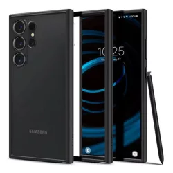   HUSĂ! - Protectie telefon SPIGEN ULTRA HYBRID din plastic (rezistenta la impact, cadru perna de aer) NEGRU/TRASPARENT Samsung Galaxy S24 Ultra (SM-S928)