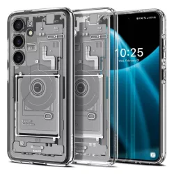   HUSĂ! - Protectie de telefon din plastic SPIGEN ULTRA HYBRID ZERO ONE (rezistenta la impact, cadru perna de aer) ALB Samsung Galaxy S24 (SM-S921)