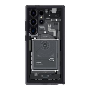 Protectie de telefon din plastic SPIGEN ULTRA HYBRID ZERO ONE (rezistenta la impact, cadru perna de aer) GR INCHIS Samsung Galaxy S24 Ultra (SM-S928)