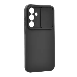 HUSĂ! - Protector de telefon din silicon (mat, interior din microfibră de pluș, protecție pentru cameră) NEGRU Samsung Galaxy S24 Plus (SM-S926)