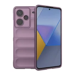   HUSĂ! - Husă silicon pentru telefon (rezistent la șocuri, protecția camerei, 3D) LILA Xiaomi Redmi Note 13 Pro Plus 5G