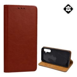   HUSĂ! - Husă în picioare, piele naturală (FLIP, deschidere laterală, suport de birou) BURGUNDY Samsung Galaxy S24 Plus (SM-S926)