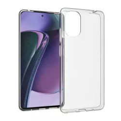   HUSĂ! - Protectie din silicon pentru telefon (ultra-subtire) TRANSPARENT Motorola Moto G24, Moto G04