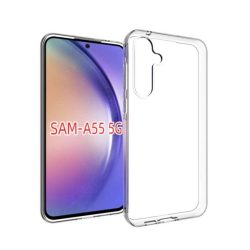   HUSĂ! - Protectie din silicon pentru telefon (ultra-subtire) TRANSPARENT Samsung Galaxy A55 5G (SM-A556)