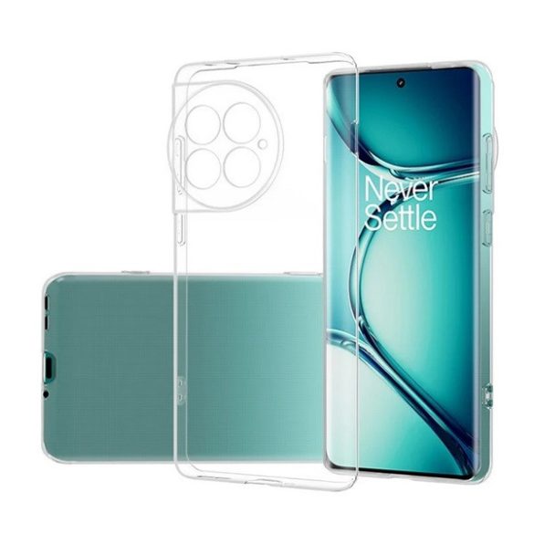 Protector de telefon din silicon (ultra-subtire) TRANSPARENT OnePlus 12 5G