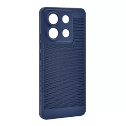   HUSĂ! - Protectie din plastic pentru telefon (respirabila, perforata, protectie camera) ALBASTRU INCHIS Xiaomi Redmi Note 13 Pro 5G