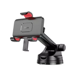   Suport auto HOCO DRAGON (pentru bord, parbriz, ventuză, automat, braț reglabil, dimensiune 4.7-7") NEGRU