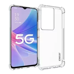   HUSĂ! - Protectie de telefon din silicon ENKAY (rezistenta la impact, colt cu perna de aer) TRANSPARENT Oppo A79 5G