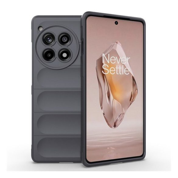 Protectie din silicon pentru telefon (rezistenta la socuri, protectie camera, 3D) DARK GREY OnePlus 12R 5g
